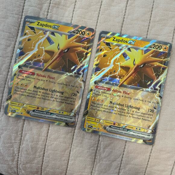 Pokemon Other - Pokémon Zapdos ex Jumbo Promo Card Lot Oversized TCG Scarlet & Violet Black Star
